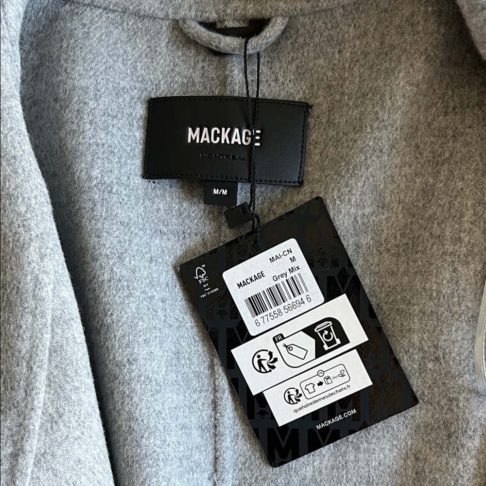 MACKAGE | Mai Wool Wrap Coat - Picture 6 of 7